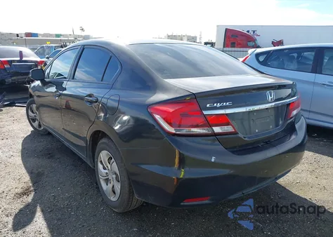 2013 Honda Civic Lx from USA, damaged, VIN 2HGFB2F53DH506041